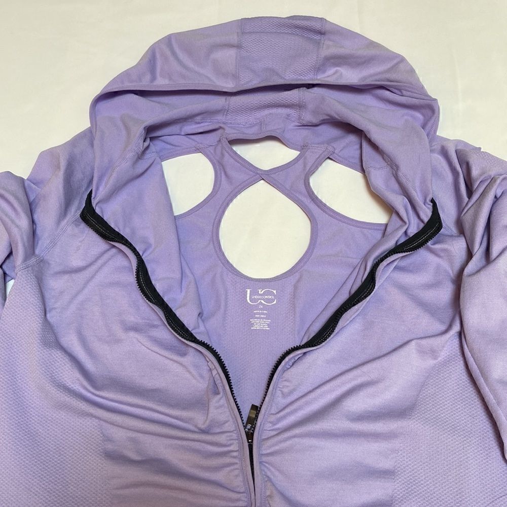 Under Control Active Zip-Front Hooded Jacket - Picture 4 of 11